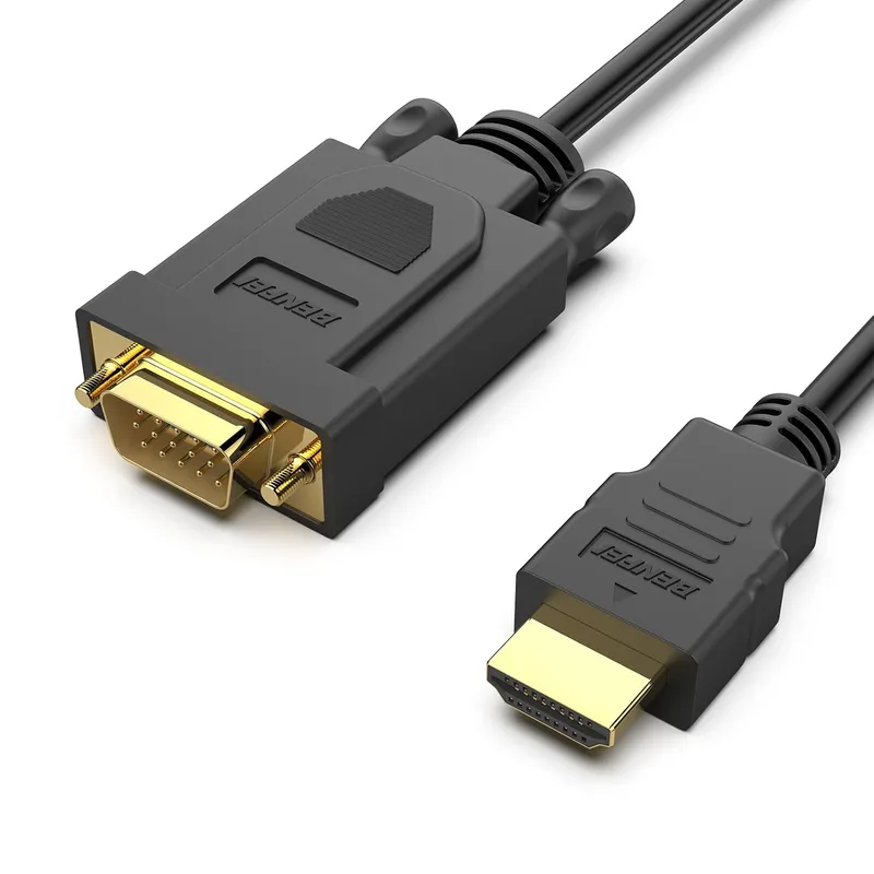 Benfei guldpläterad HDMI till VGA 0,9 m kabel