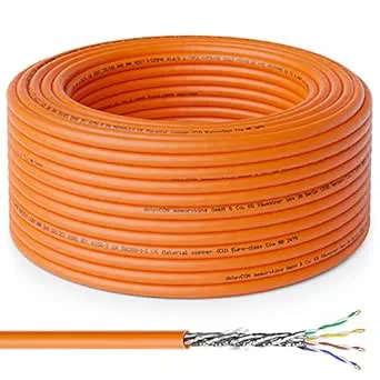 deleyCON 10m CAT.7 Installationskabel Kopparstyv S/FTP PIMF