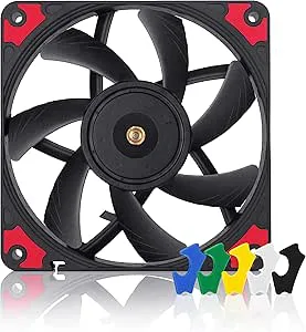 Noctua NF-A12x15 PWM chromax.black.swap, Ultratyst Smal Fläkt, 4-Pin (120x15 mm, Svart)