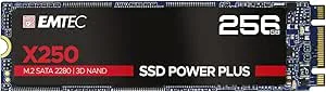 Emtec SSD M2 SATA x250 256 GB Power Plus 3D NAND