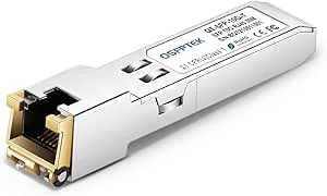 QSFPTEK 1.25G/2.5G/5G/10G-T SFP+ RJ45 30m 10Gb-T kopparmodul 10GBASE-T sändtagare