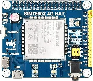 Waveshare 4G/3G/2G/GSM/GPRS/GNSS HAT for Raspberry Pi Jetson Nano