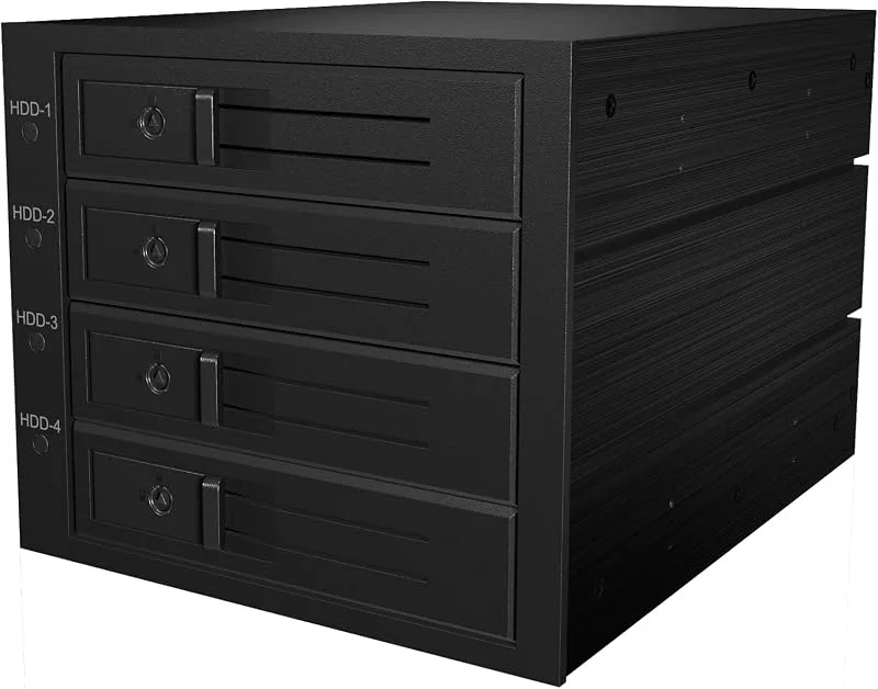 ICY BOX 4-vägs 3, 5 tums bakpresenning