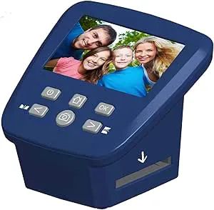 22 MP 35 mm negativ digital filmskanner med 5,0 tum färgdisplay