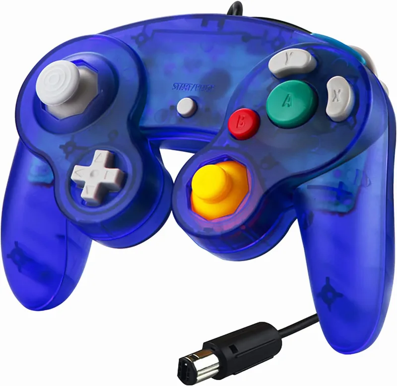 SANVIE Wireless Gamecube Controller for Nintendo Switch, Cable Classic GC Game Cube NGC Controller Gamepad, Compatible with Wii U Switch PC Super Smash Bros SV002
