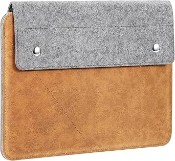 MoKo 11 Inch Felt Leather Tablet Sleeve Bag Carrying Case