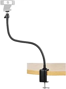 Webkamera stativ – 64cm klämma skrivbord webbkamera montering arm för Logitech Webcam C920s C920 C930e C922x C930 C922 C925e C615 Brio – AYIZON