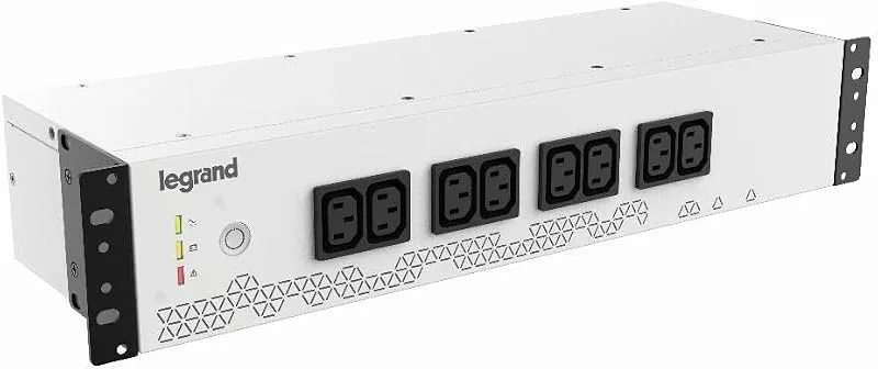 Legrand, 19 tum rack PDU med integr. USV-system