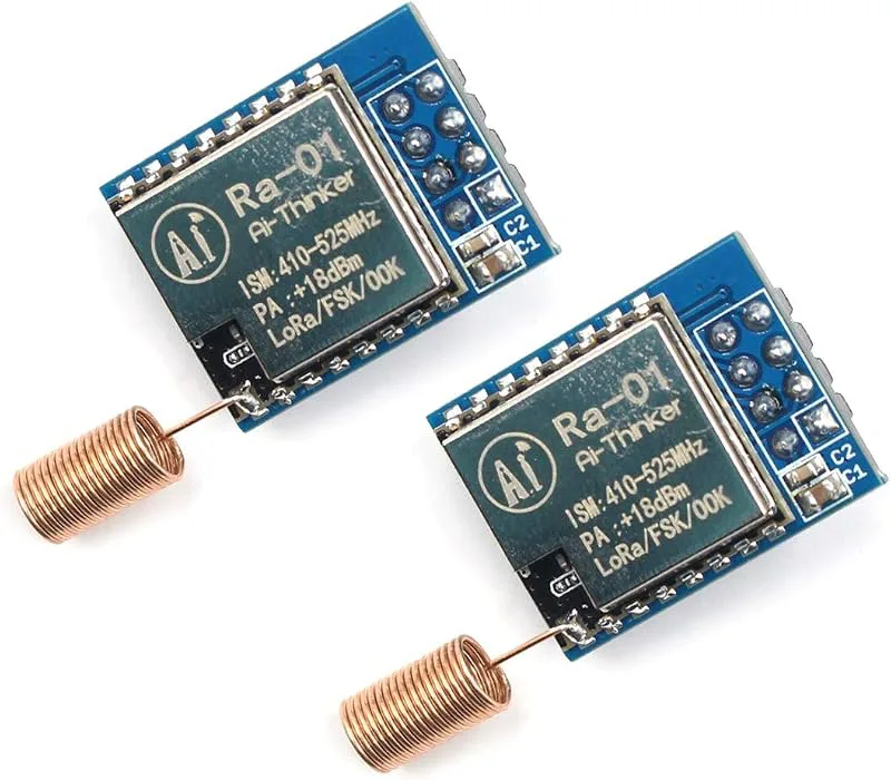 2 st ra-01 lora sx1278 433 mhz ra01 trådlöst spridningsspektrumöverföringsuttag