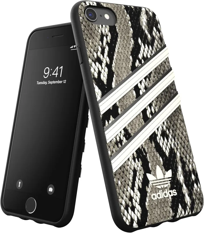 Adidas original designad för iPhone 6/6S/7/8 fodral ormtryck skydd