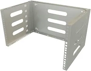 Rack Holder Wall Mounted 19" 6U, 330mm, Black