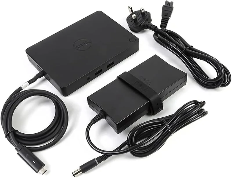 Dell WD15 dockningsstation med 130 W strömadapter
