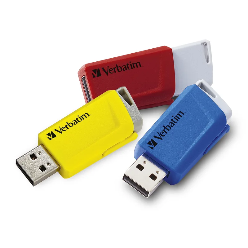 Verbatim Store 'n' Click USB-minne 16 GB, 3-pack