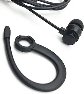 LINHUIPAD Ensidig öronsnäcka hörlurar stereo-till-mono in-ear hörlurar