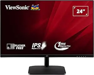 Viewsonic VA2432-h 61 cm (24") 1920 x 1080 pixels Full HD LED Black