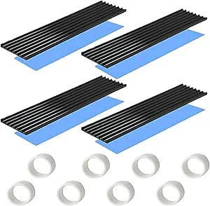 CTRICALVER M.2 SSD-kylfläns aluminium 70 × 22 × 3 mm