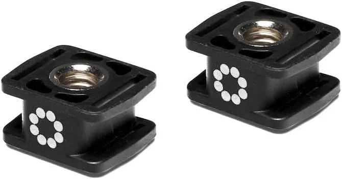 JOBY Beamo blixtchuhadapter 2-pack för Beamo och Beamo Mini 1/4 tum dubbelsidig blixtsko för DSLR CSC, spegellösa kameror, mobiltelefonhållare JB01620