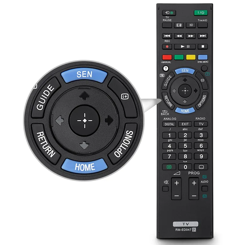 vhbw fjärrkontroll ersättning för Sony RM-ED047
