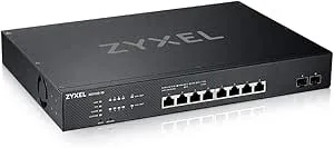 Zyxel XS1930-10 – pendlare – intelligent – 8 x 100/1000/2.5G/10GBase-T + 2 x 10 Gigabit SFP+ – Montable sur rack