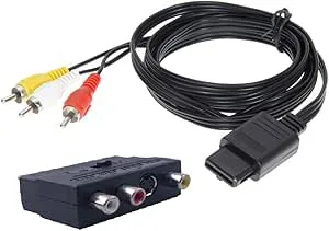 Scart TV-kabel för SNES Super Nintendo N64 GC Game Cube