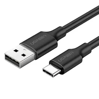 UGREEN US287-60118 USB-A 2.0 till USB-C-kabel nickelplätering 2 m – svart