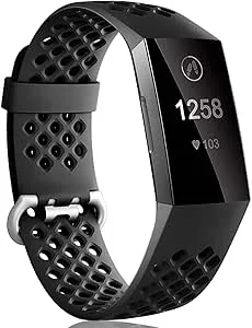 Dirrelo Kompatibel med Fitbit Charge 3/Fitbit Charge 4 armband