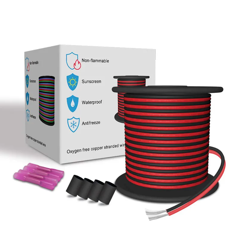 LEADTOPS 20 m 22 AWG 65,5 FT förlängningssladd