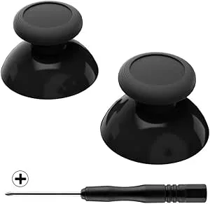 eXtremeRate Svart Ersättning 3D Joystick Tumspakar