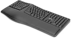 DIGITUS Ergonomiskt trådlöst tangentbord