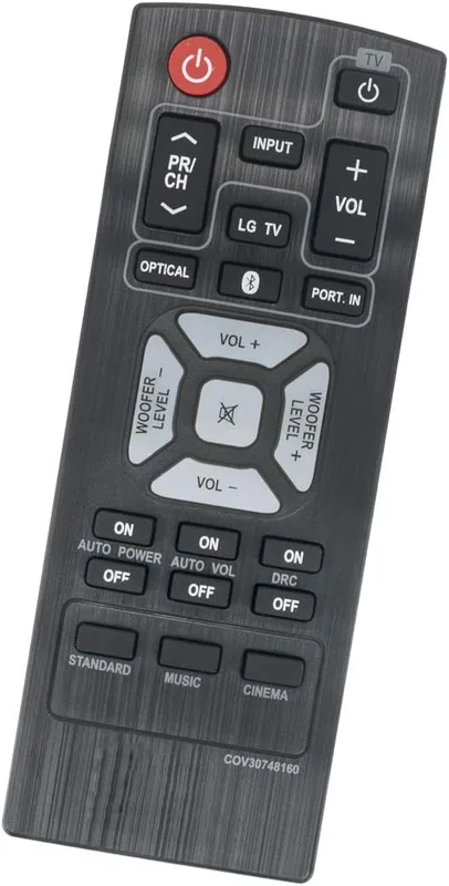 ALLIMITY COV30748160 fjärrkontroll ersättning för LG Soundbar