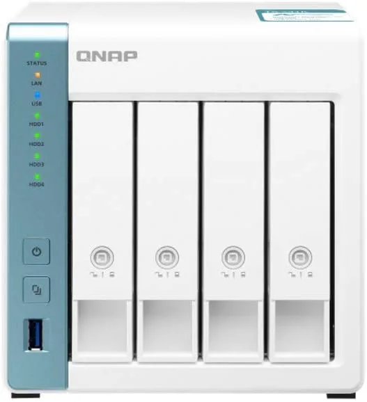 QNAP TS-453E-8G 32TB WD Red Plus NAS-Bundle