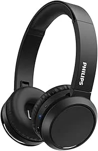 Philips H4205BK/00 Trådlösa On-Ear-Hörlurar med Basförstärkningsknapp (Bluetooth,