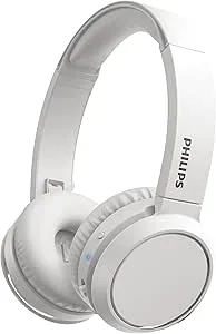 Philips H4205WT/00 Trådlösa On-Ear-Hörlurar med Basförstärkningsknapp (Bluetooth,