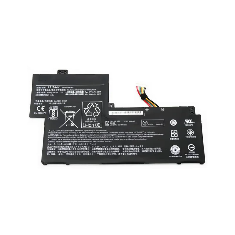 AP16A4K 11,25V 42Wh/3770mAh laptopbatteri ersättning för Acer Swift 1