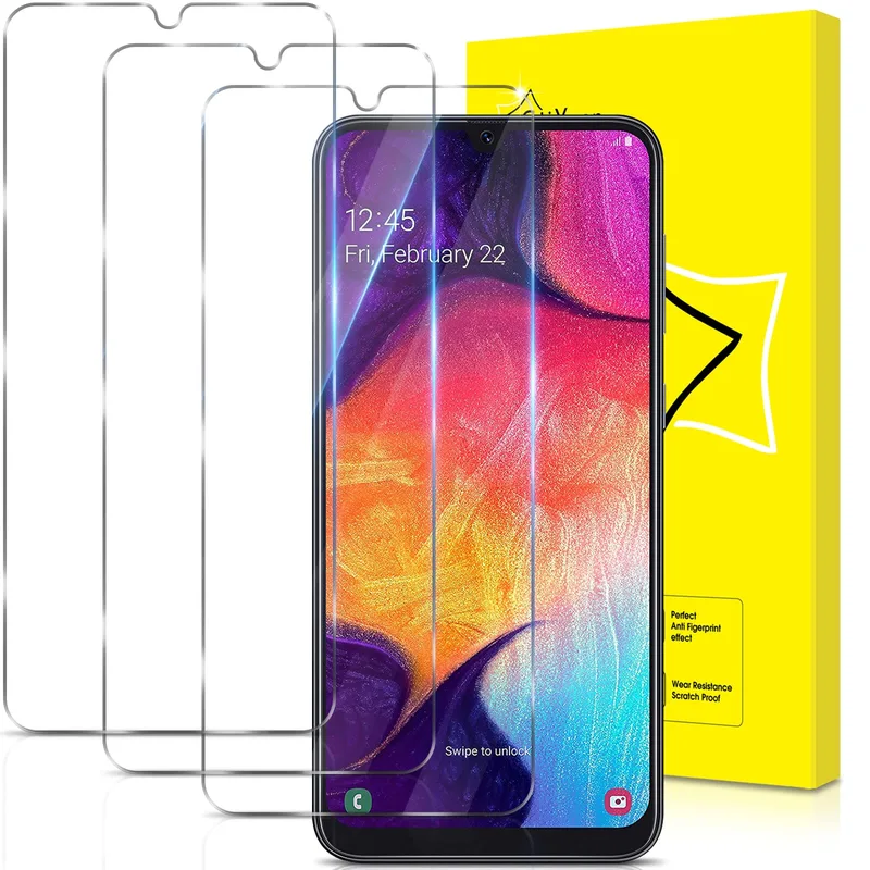 Dacota Platinum Samsung Galaxy A30/A30S/A50 Tiger Glass skärmskyddsvart