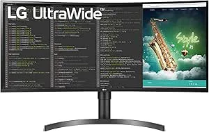 LG 35WN75C-B computer monitor 88.9 cm