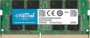 Crucial 2666 MT/s SODIMMS CT8G4SFRA266 DDR4-minne, Grön 8 GB