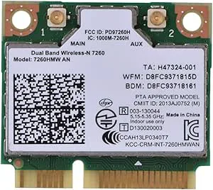 Yunir for INTEL 7260AN 7260HMW Mini PCI-E