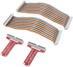 Quluxe 2 set RPi GPIO breakout expansionskort + bandkabel
