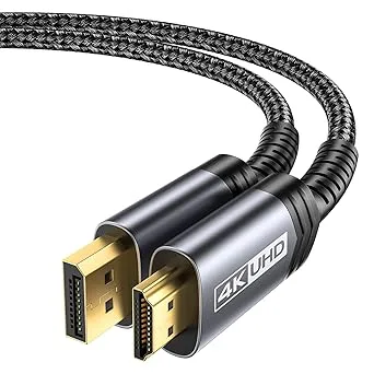 JSAUX 4K-kabel, DisplayPort till HDMI