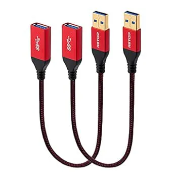 RIITOP USB 3.0 förlängningskabel kort 0,3 m