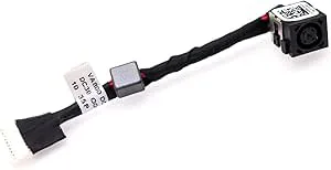 Deal4GO DC Eluttag Kabelsele Laddningsport Ersättning för Dell Alienware 17 R1 M17X R1 R5 VAS00 0R085W R085W DC30100M200