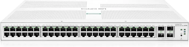 Aruba Instant On 1930 48-portars Gb Ethernet 48xGE, 4X 1G/10G SFP+, L2+ Smart Switch UK-sladd (JL685A#ACC)