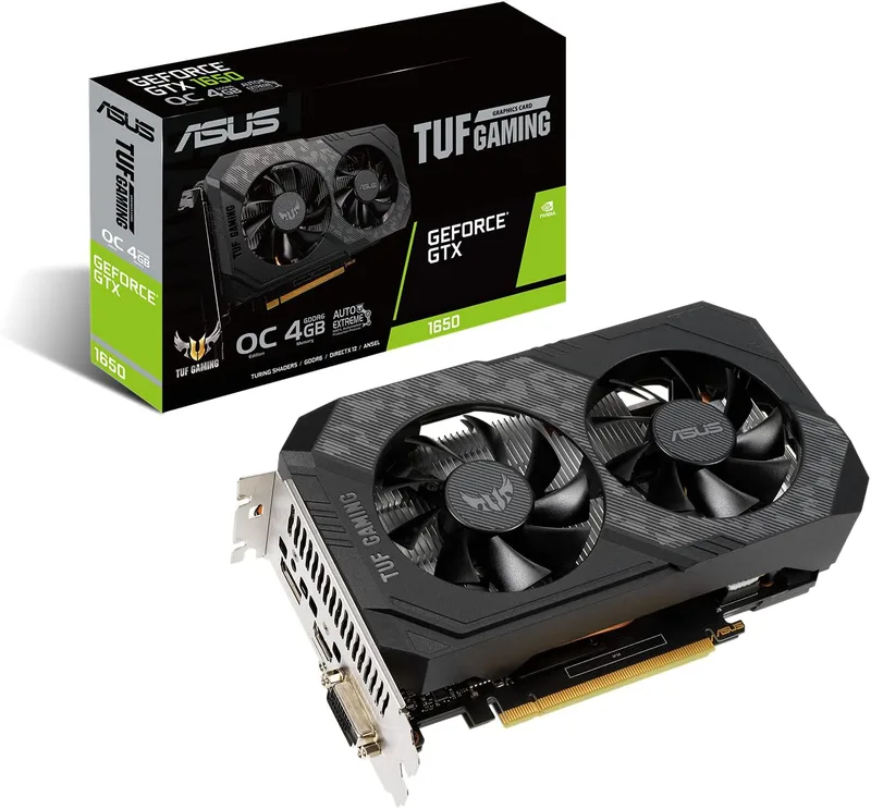 ASUS TUF Nvidia GeForce GTX 1650 4 GB Power OC Edition spelgrafikkort