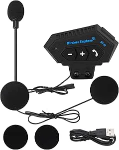 Yosoo Health Gear Motorcykelhjälm Bluetooth-headset