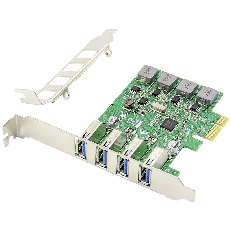 DIGITUS DS-30226 USB 3.0-kort PCIe, 4 portar, låg profil