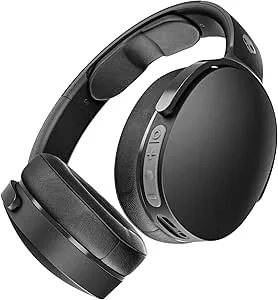 Skullcandy Hesh Evo T over-ear-hörlurar med bluetooth, brusreducerande passform, snabbladdning och 36 timmars batteritid – Svart