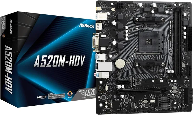 ASROCK AM4 A520M-HDV