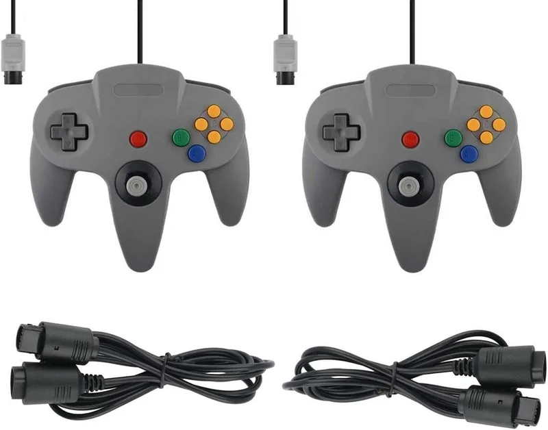 Dubbelpack Controller lämplig för Nintendo 64 N64