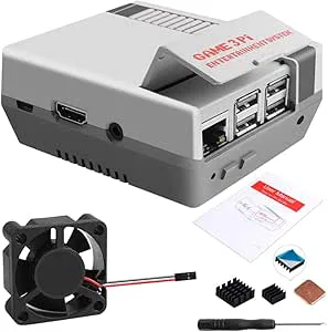 GeeekPi Retro Gaming Nes3Pi Fodral för Raspberry Pi 3 Modell B/B